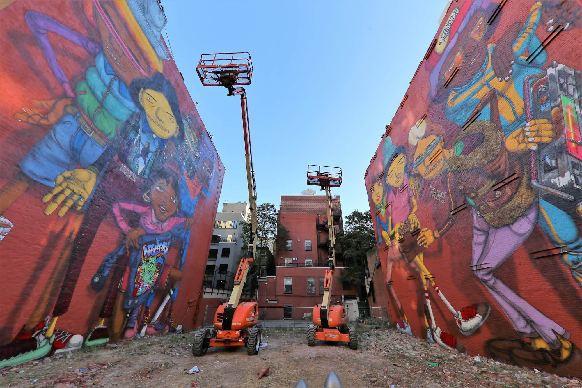 Os Gemeos Double Mural Pays Tribute To Hip Hop And New York