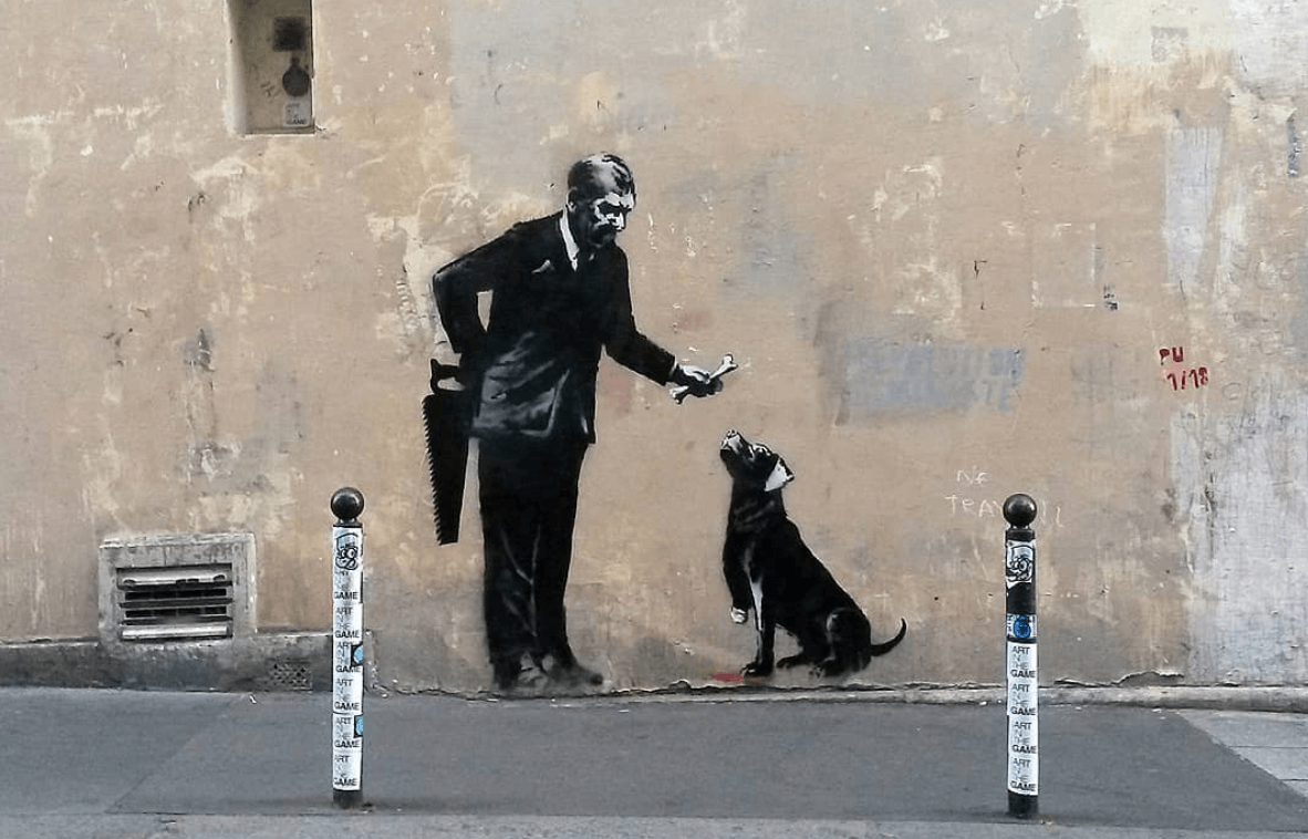 street art stencils banksy