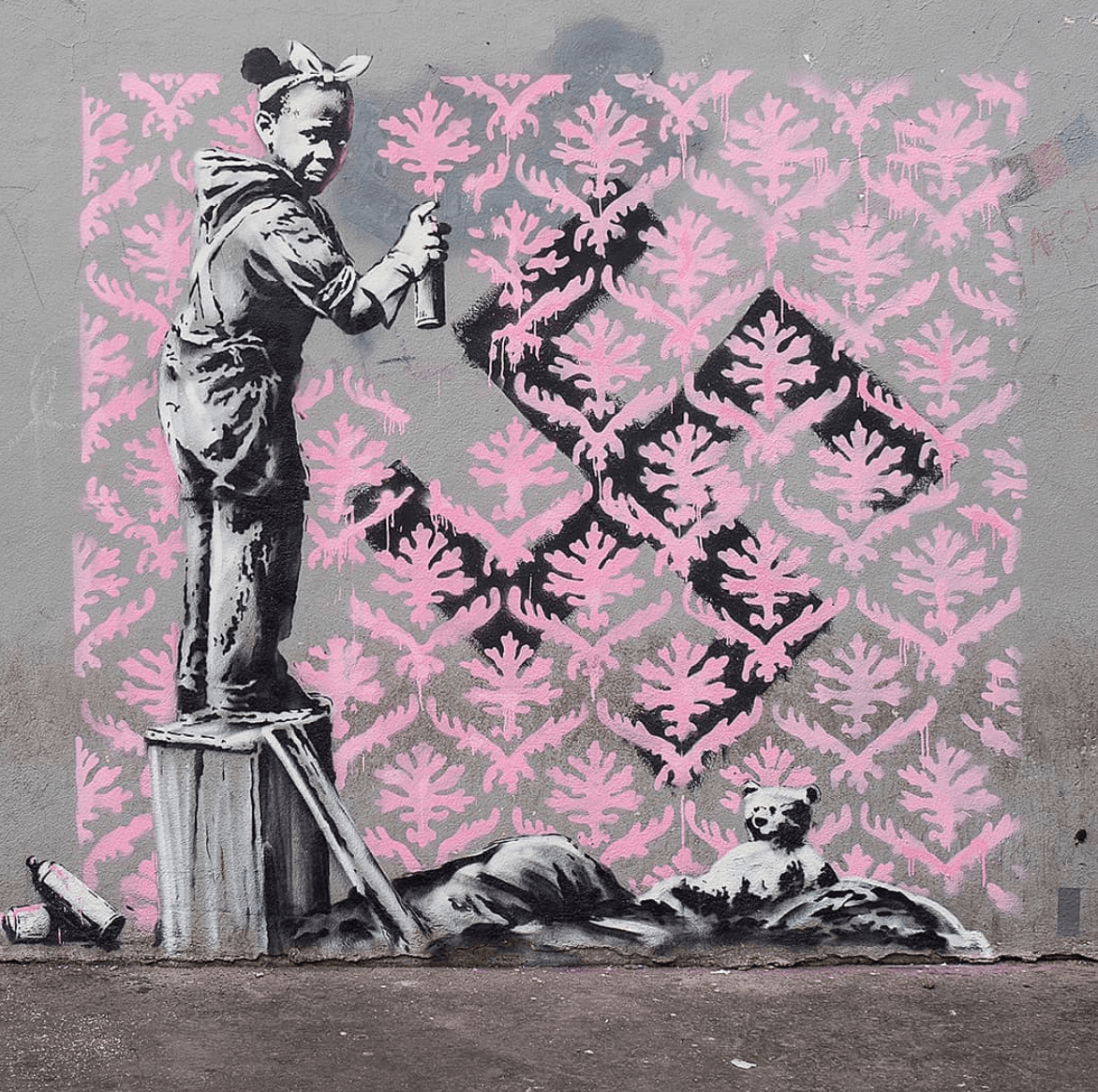 street art stencils banksy