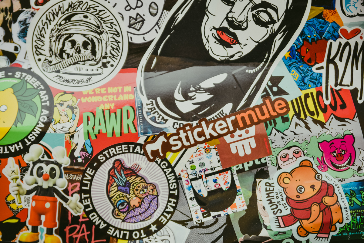 Street deals art stickers