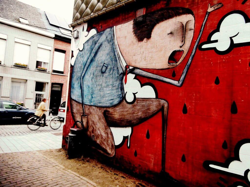 LIER UP Street Art Project - Joachim and Bisser