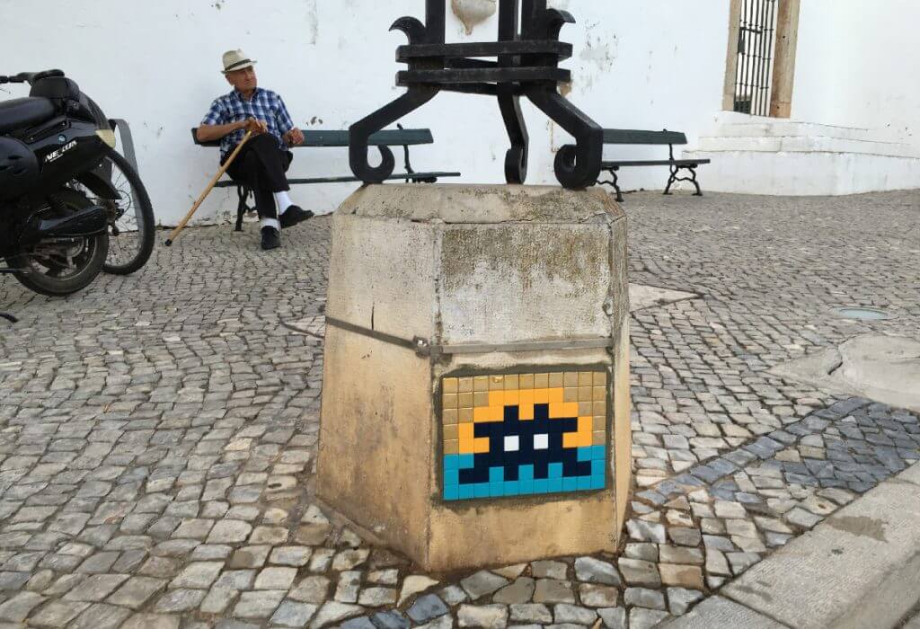 Space Invader, Faro Portugal Photo Credit Invader