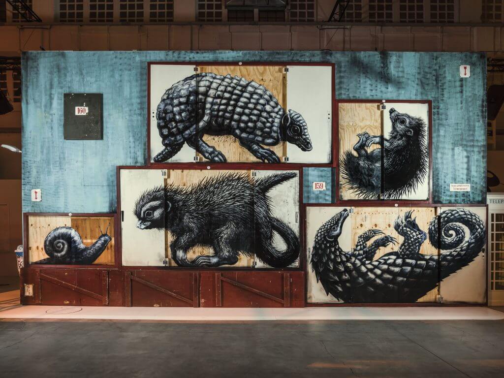 Roa, Magic City, Street Art Exhibition, Dresden, Germany. Photo Credit Rainer Christian Kurzeder