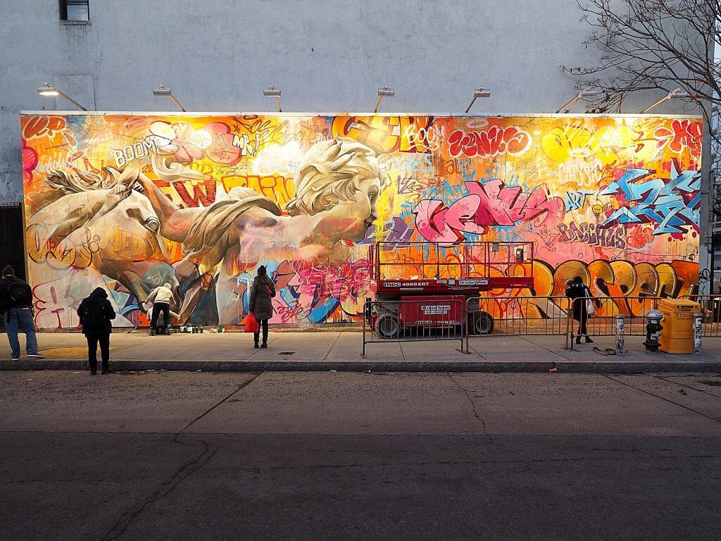 Incredible New Mural By PichiAvo On The Iconic Houston Bowery Graffiti ...