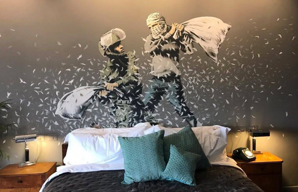 Banksy Walled off Hotel, Bethlehem