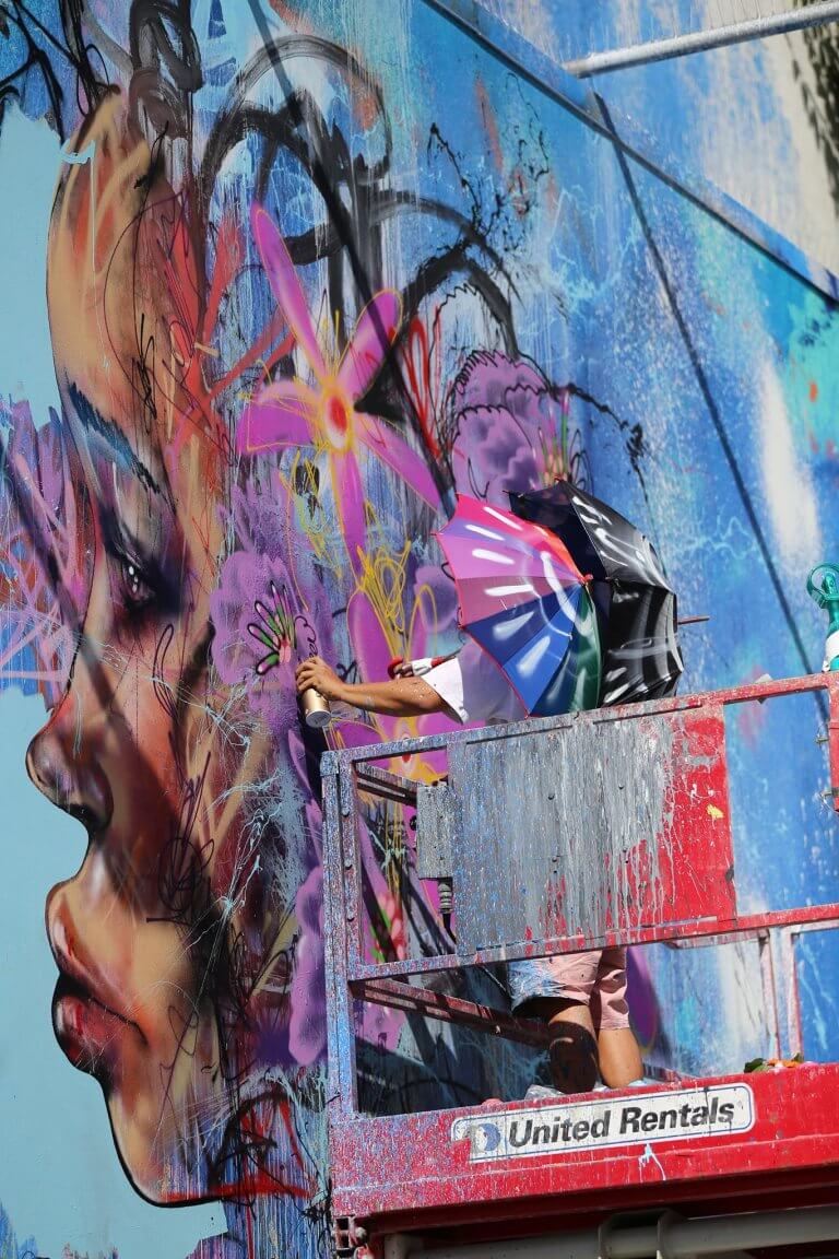 New Mural By David Choe On The Iconic Houston Bowery Graffiti Wall New