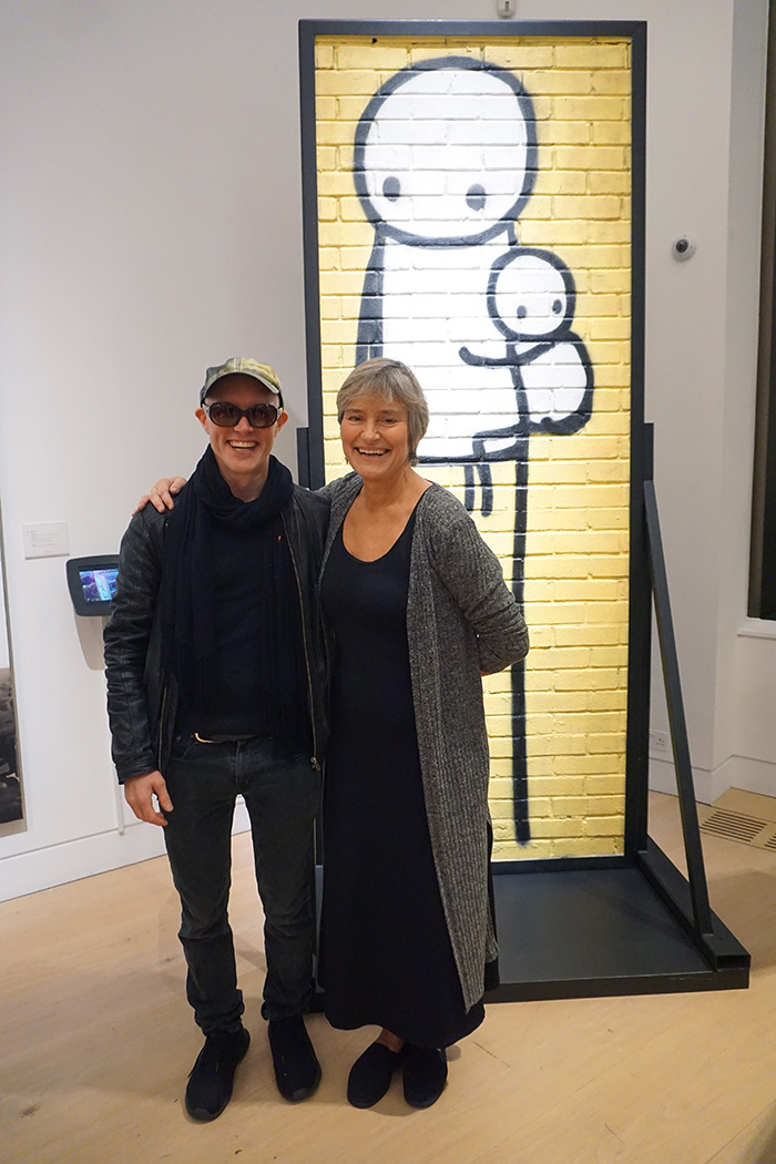 Stik’s tallest mural ‘Big Mother’ brings the house down at Phillips Auction, 2018