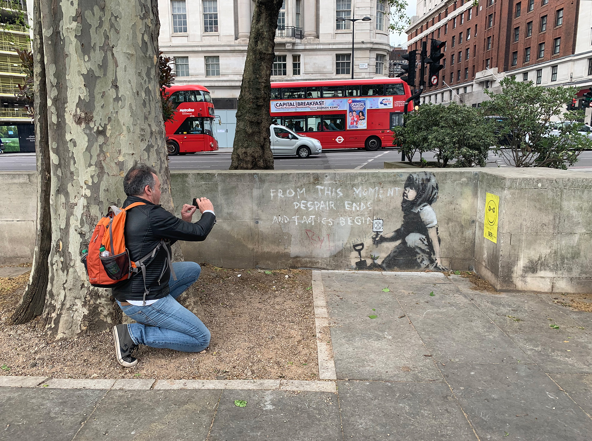 New Banksy Street Art Supporting Extinction Rebellion Spotted At Marble ...