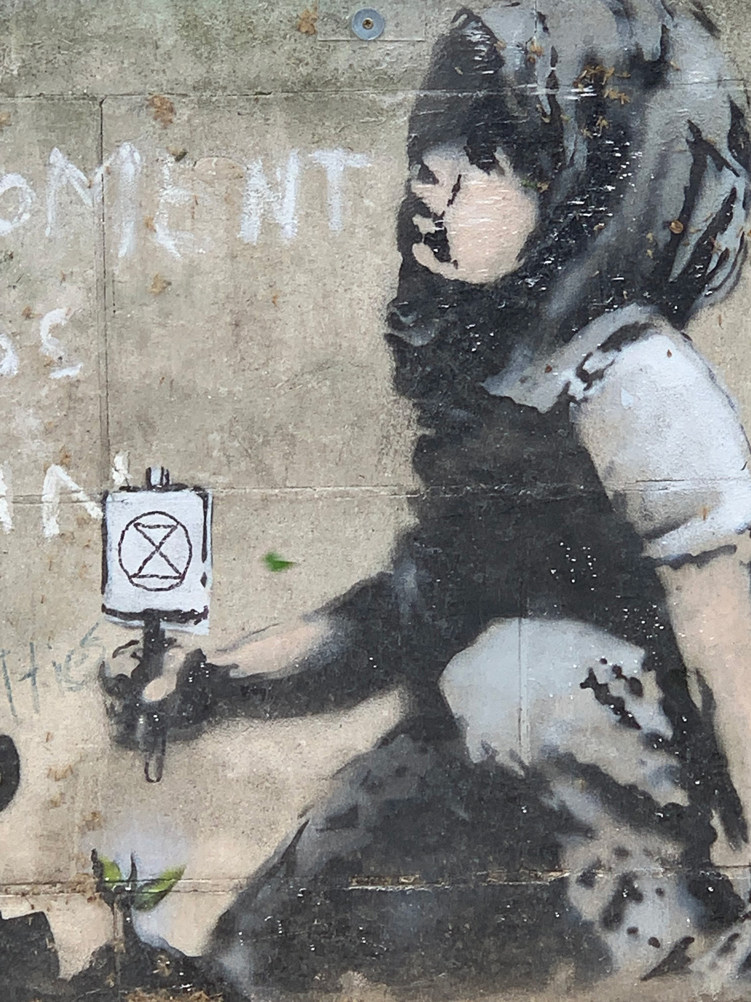 New Banksy Street Art Supporting Extinction Rebellion Spotted At Marble ...