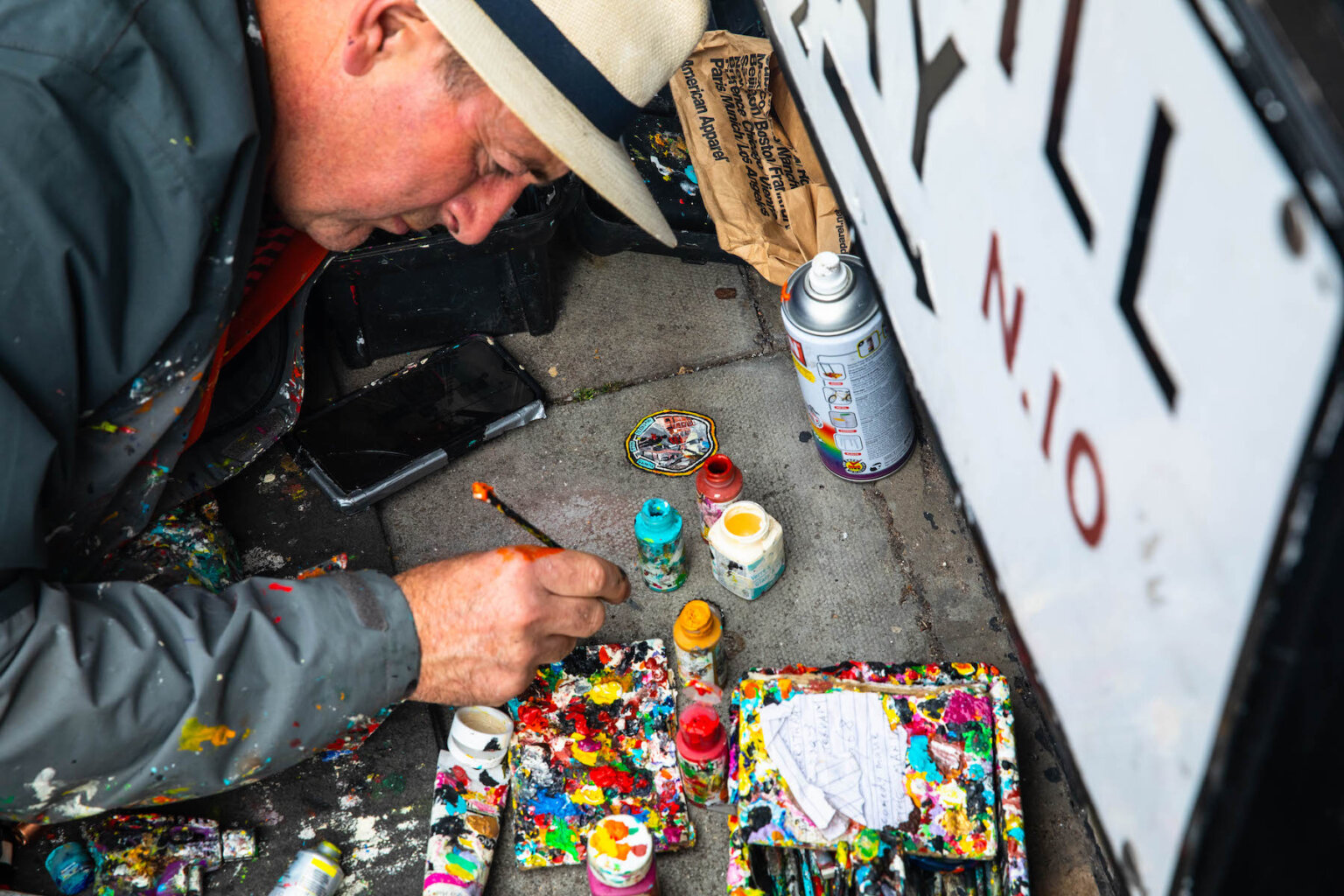 The Chewing Gum Man and his latest Miniature Gallery Trail, London 2021