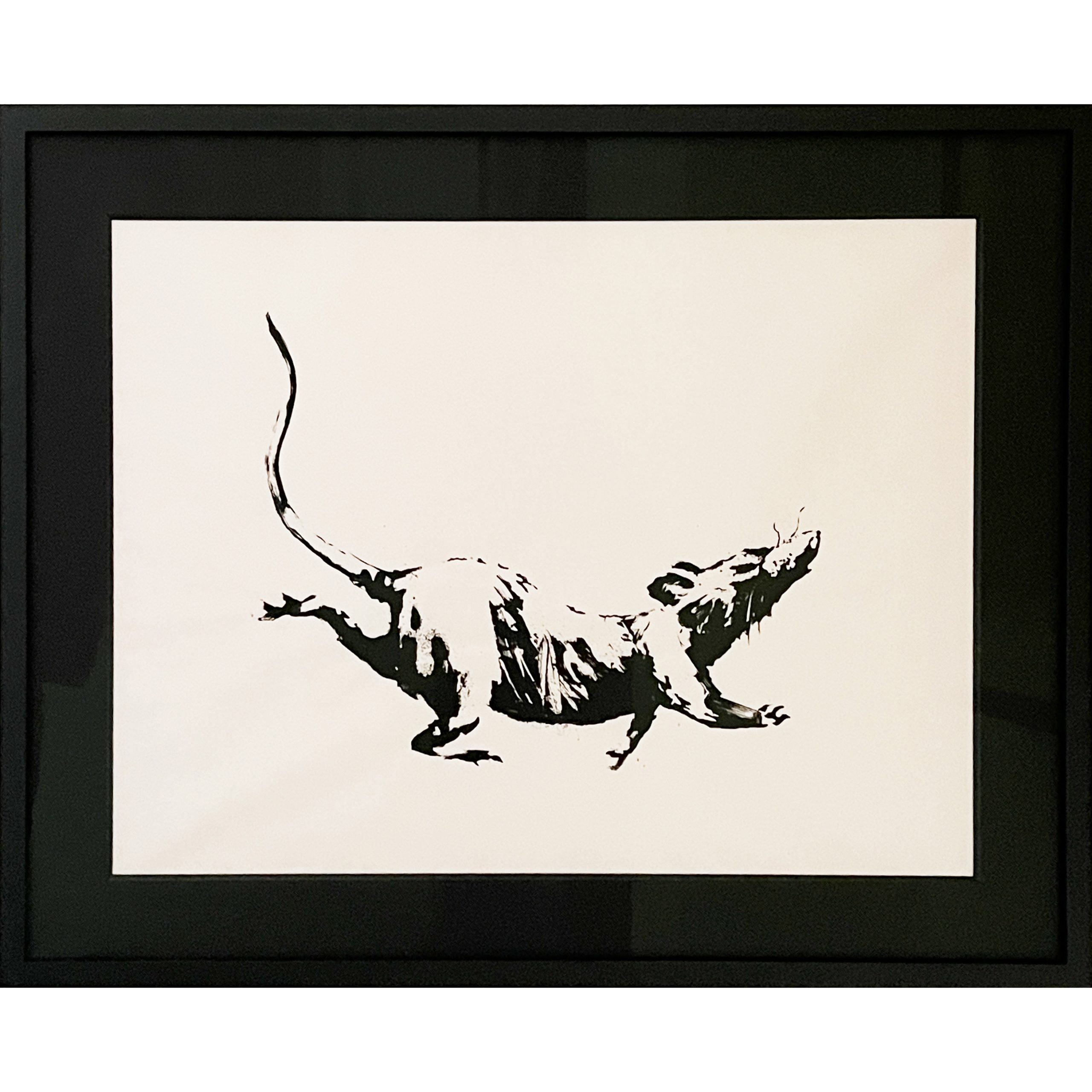 Banksy – GDP Rat (Framed)