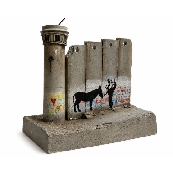 Banksy Walled Off Hotel Donkey Documents Watchtower Sculpture (2019-2020)
