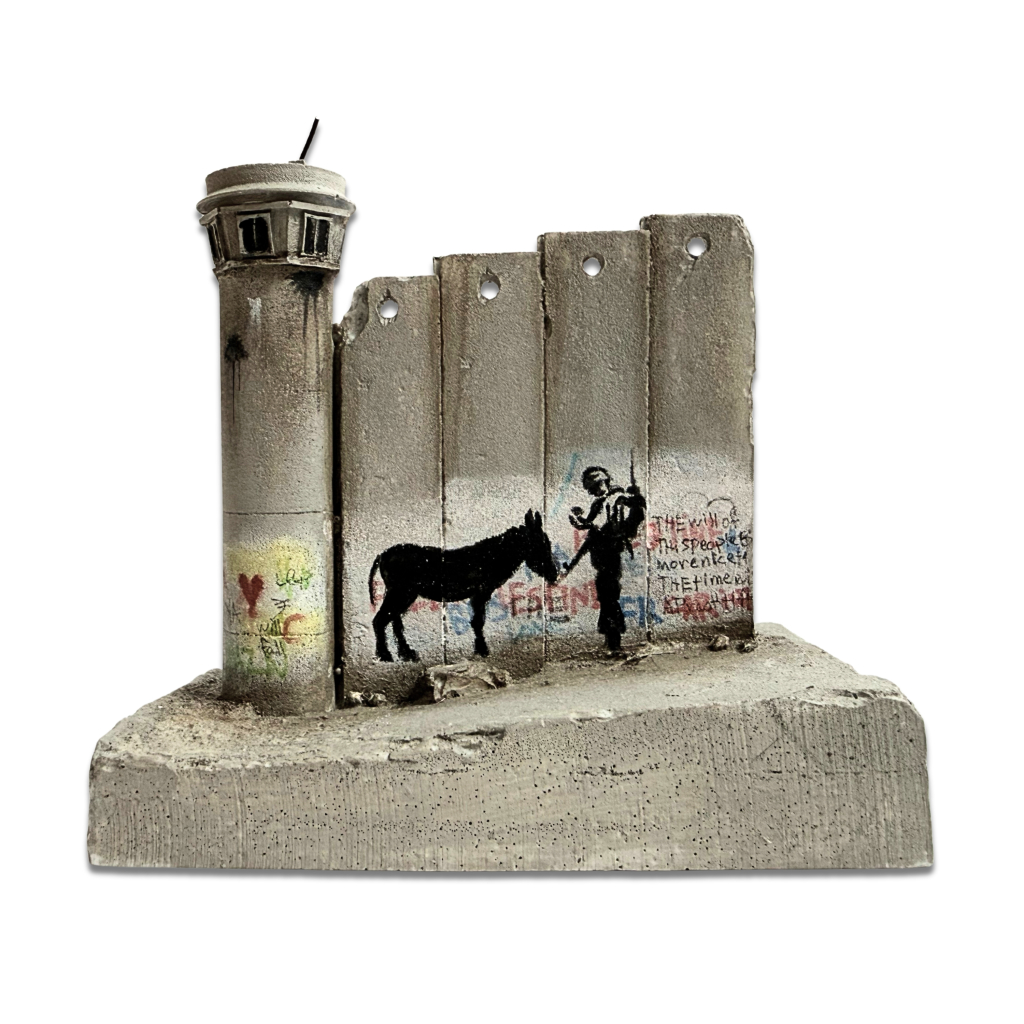 Banksy Walled Off Hotel Donkey Documents Watchtower Sculpture (2019-2020)