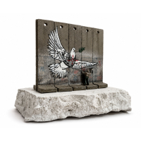 Banksy Walled Off Hotel Peace Dove Wall Section Sculpture (2019-2020)