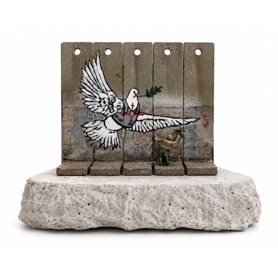 Banksy Walled Off Hotel Peace Dove Wall Section Sculpture (2019-2020)