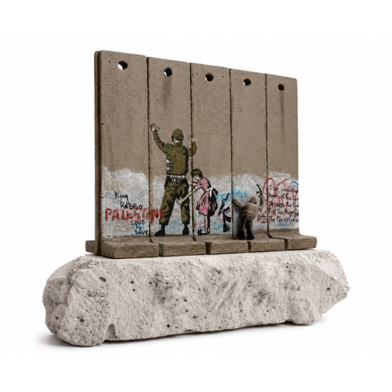 Banksy Walled Off Hotel Stop And Search Wall Section Sculpture (2019-2020)