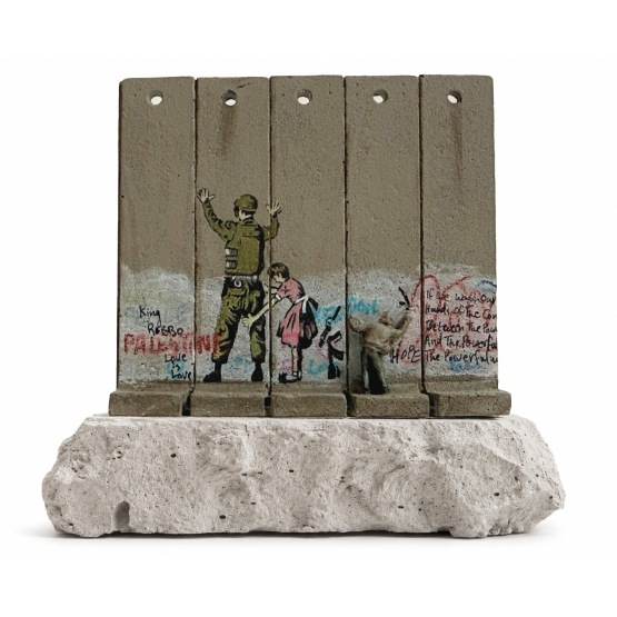 Banksy Walled Off Hotel Stop And Search Wall Section Sculpture (2019-2020)