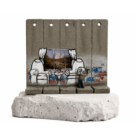 Banksy Walled Off Hotel Window On The West Bank Sculpture (2019-2020)